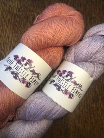 Dark Tulip Fingering & Eco Lavender