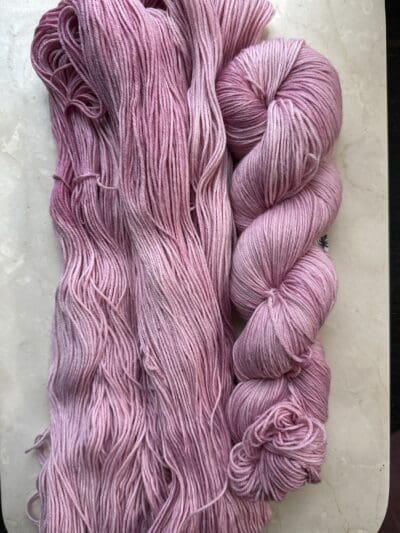 Variegated Pink Hibiscus Sock - Image 2