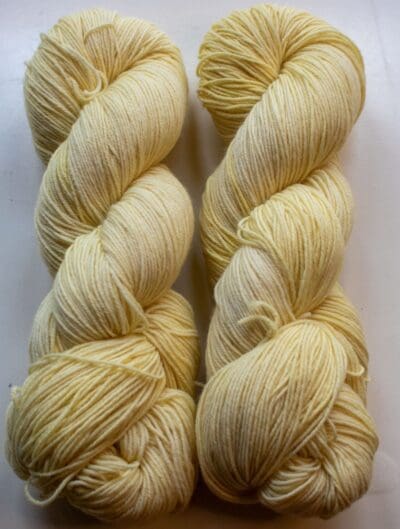 Yellow sock yarn