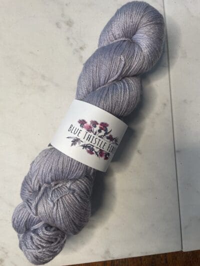 Dark Lavender Eco-Sock Naturally Dyed Yarn by Blue Thistle Fibers