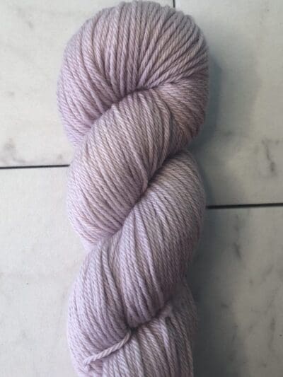 Variegated Lavender Worsted 100% Merino Naturally Dyed Yarn by Blue Thistle Fibers