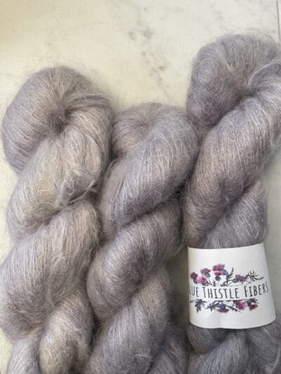 Dark Lavender Mohair