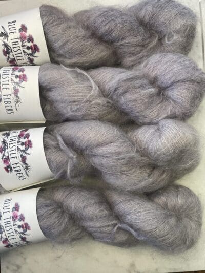 Dark Lavender Mohair