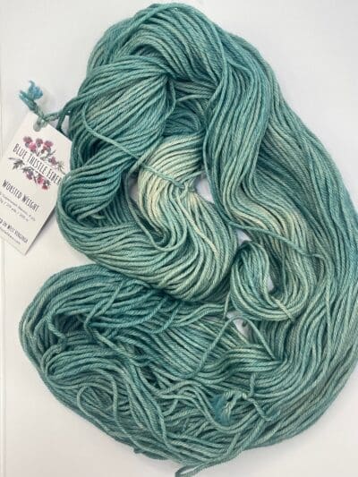 Variegated Dark Sea Green Worsted - Image 2