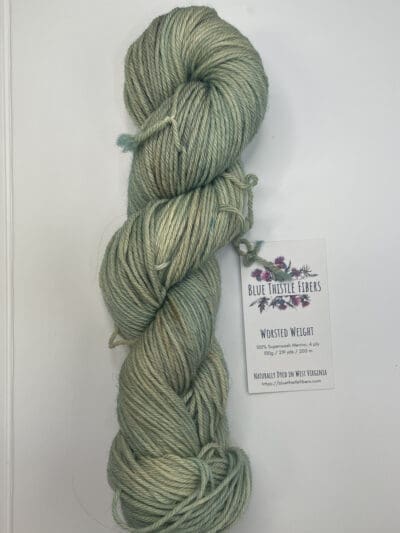 Variegated Forest Green Worsted