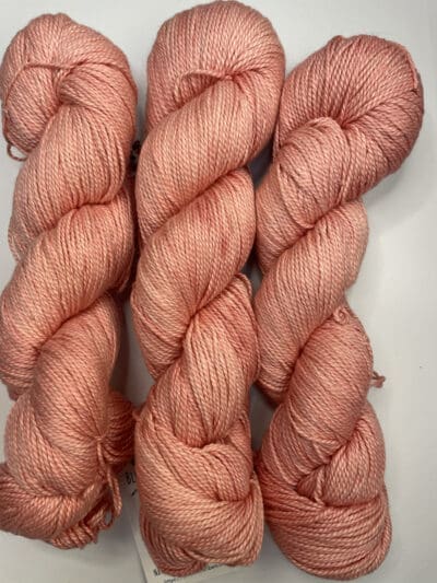 Pink Colorway: Variegated Pink. Length: 328 yds / 300 meters/100g Variegated Pink 100% Pima Cotton DK is our first VEGAN yarn base. Spun from 100% organic Pima cotton, this yarn is a soft option for warm-weather knits. At a utilitarian DK weight, this yarn is as easy to wear as it is to care for. You’ll love making tops, sweaters and baby gear with Blue Thistle 100% Pima Cotton yarn. Perfect for knitting or crocheting projects. Care Instructions: Hand wash in cold water with a gentle detergent made specifically for washing wool and other fine fibers or a PH-neutral, dye-free detergent. Lay flat to dry. Length: 437 yds / 400 meters. <strong>While our team hand-dyes each skein with the utmost care, natural dyes results can vary based on plant materials and fibers. Please be aware that variations in color and appearance may vary from the display image.  Naturally dyed yarns can blend color the first few washings, so please wash your yarn before use.</strong>