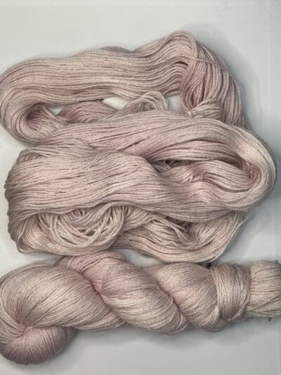 Variegated Light Magnolia  Recycled Wool and Tencel Sock