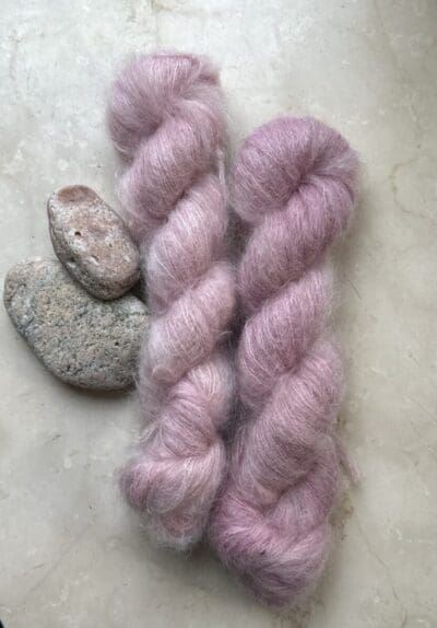 Light Hibiscus Mohair and Mulberry Silk - Image 2