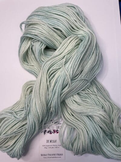 Variegated Light Hydrangea DK 100% Merino