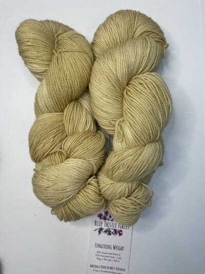 Variegated Light Mustard Fingering Weight - Image 2
