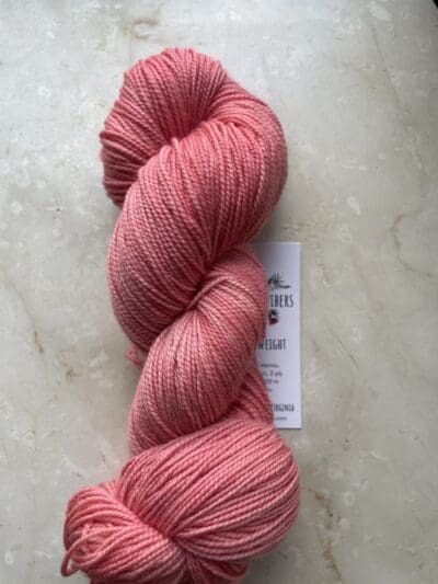 Variegated Pink Hibiscus Fingering Weight - Image 2