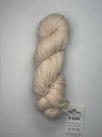 Variegated Light Tan Worsted - Image 2