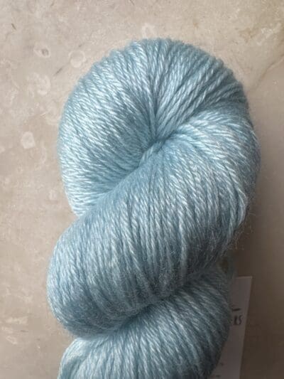 Blue Recycled Wool and Tencel Sock