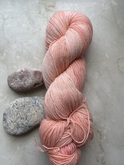 Variegated Dark Peach Sock - Image 2