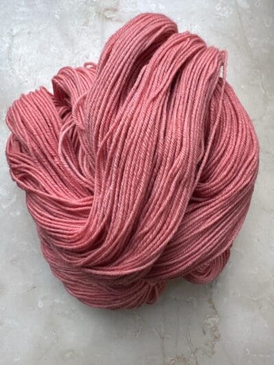 Variegated Dark Pink 100% Merino non-SW Sock - Image 3