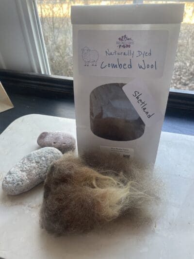 Brown Shetland Combed Locks