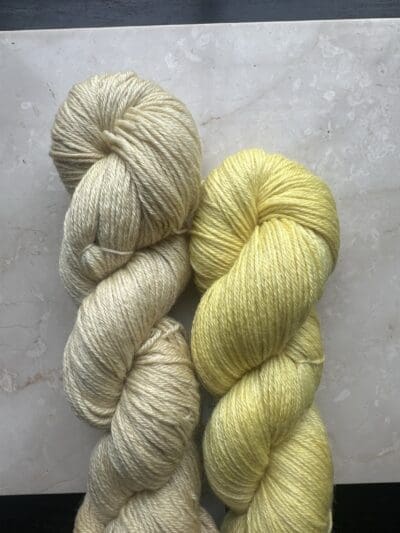 Lemon Recycled Wool and Tencel - Image 3