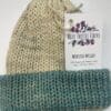 Forest Green & Cream Handmade 100% Merino Toddler Beanie