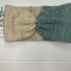 Forest Green & Cream Handmade 100% Merino Headband