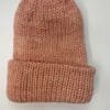 Peach Handmade 100% Merino Toddler Beanie