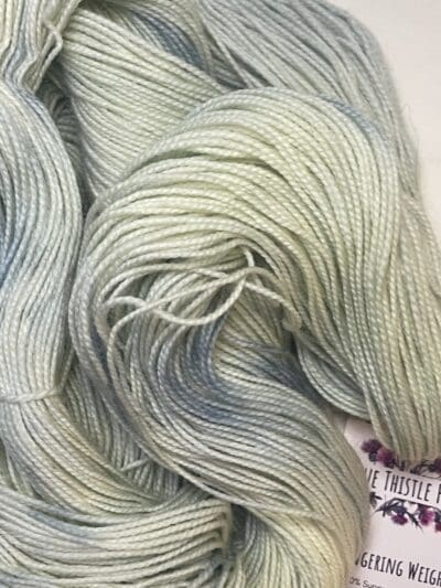 Variegated Green Wave Fingering