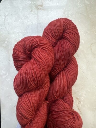 Dark Red Dahlia Fingering Weight