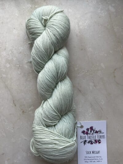 Light Cream & Sage Sock - Image 3