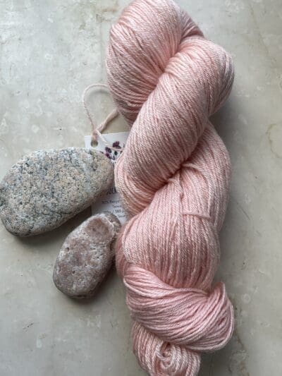 Variegated Dark Magnolia  Recycled Wool and Tencel Sock - Image 3