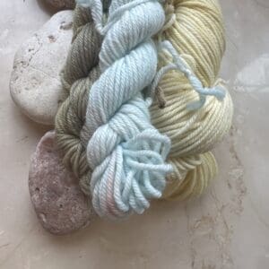 Spring Lily Colorwork Bundle Contains: Red: 87yds/ 80m/ 20g; Plum: 87yds/80m/20g; Variegated Light Pumpkin Spice. Length: 437yds/400m/100g DK Blue Thistle Fiber Yarn is a blend of 75% Superwash Merino Wool, 25% Recycled Nylon that is ideal for Knitting & Crochet Projects. Care Instructions: Hand wash in cold water with a gentle detergent made specifically for washing wool and other fine fibers or a PH-neutral, dye-free detergent. Lay flat to dry. <strong>While our team hand-dyes each skein with the utmost care, natural dyes results can vary based on plant materials and fibers. </strong><strong>Please wash before using, as naturally dyed fibers can run the first few washings.</strong> <strong>Please be aware that variations in color and appearance may vary from the display image.</strong>