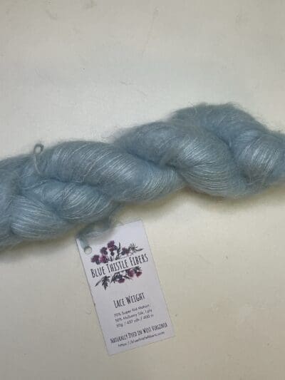 Light Hydrangea Mohair & Silk - Image 2