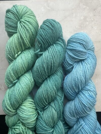 Variegated Forest Green Worsted - Image 3