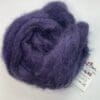 Dark Plum Kid Mohair & Mulberry Silk