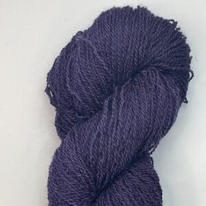 Dark Plum 100% Shetland Fingering