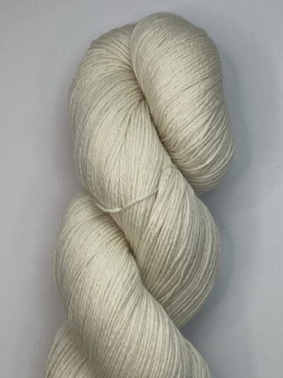 Cream Cashmere/Silk/Merino Blend Sock