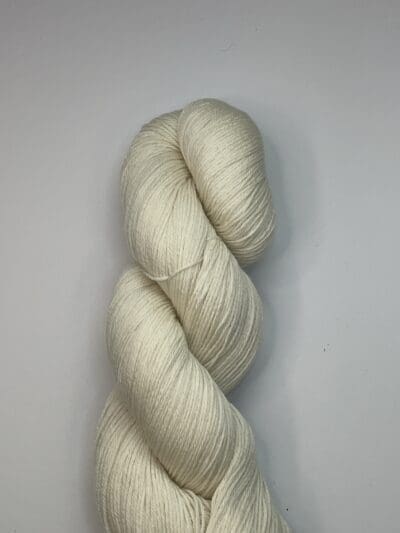 Cream Cashmere/Silk/Merino Blend Sock - Image 2