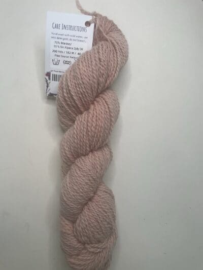 Light Rose Merino / Suri Alpaca DK