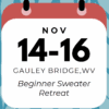 Basic Sweater Weekend Retreat
