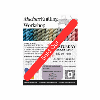 Basic Machine Knitting - Beanie