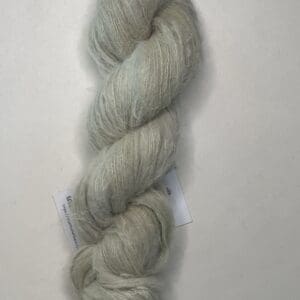 Variegated Light Sage Baby Suri Alpalca / Mulberry Silk
