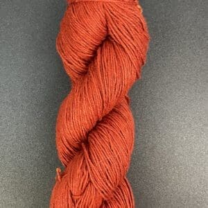 Red Belgian Linen Fingering Weight Yarn  - Naturally Dyed