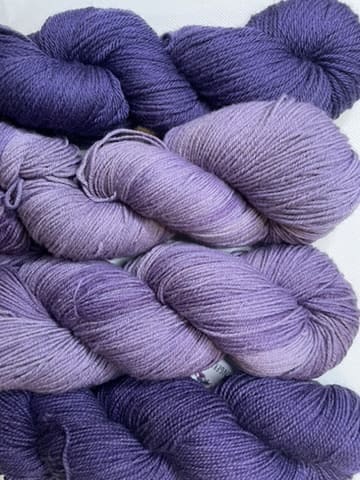Violet Fingering Violet Fingering Naturally Dyed Yarn