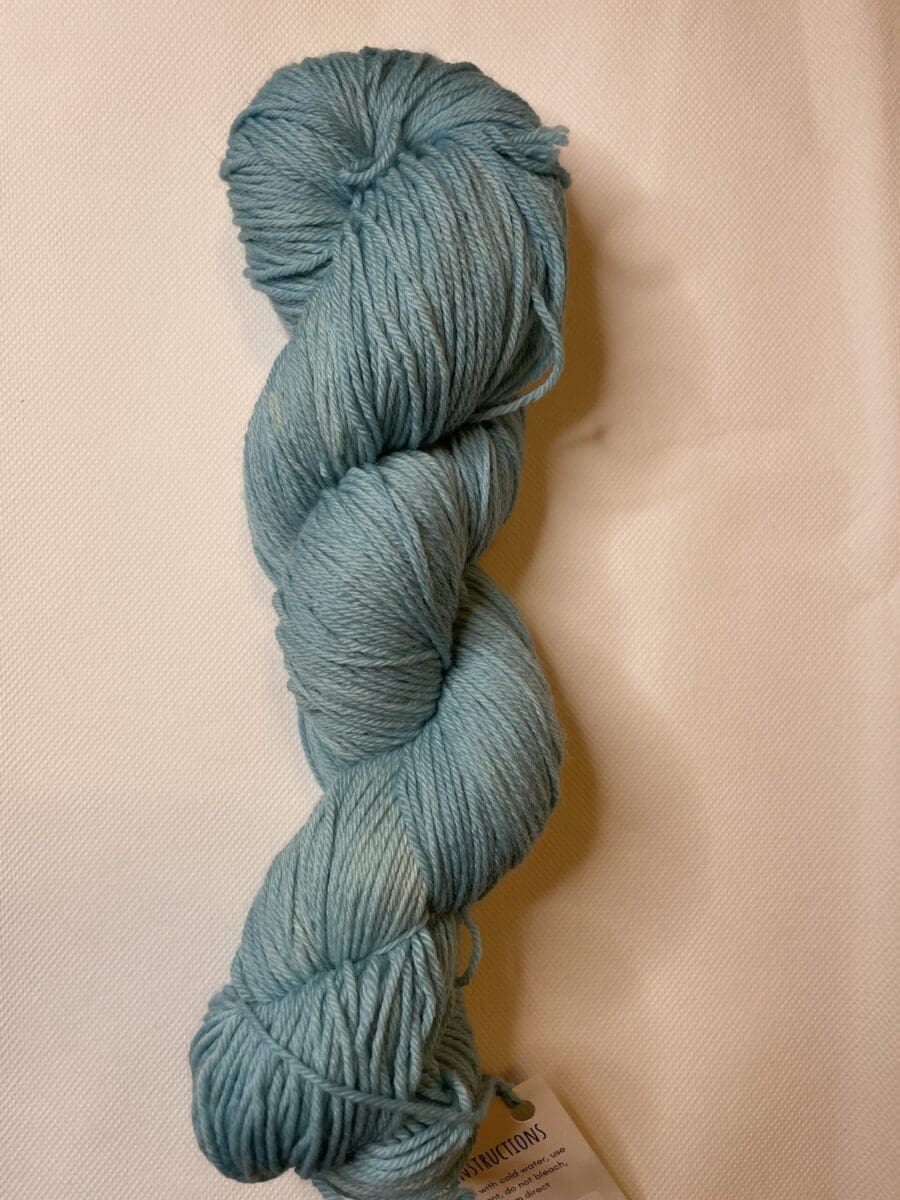 Ocean Blue Sock Weight Naturally Dyed Yarn 4 Ocean Blue Sock Weight Naturally Dyed Yarn - Image 4