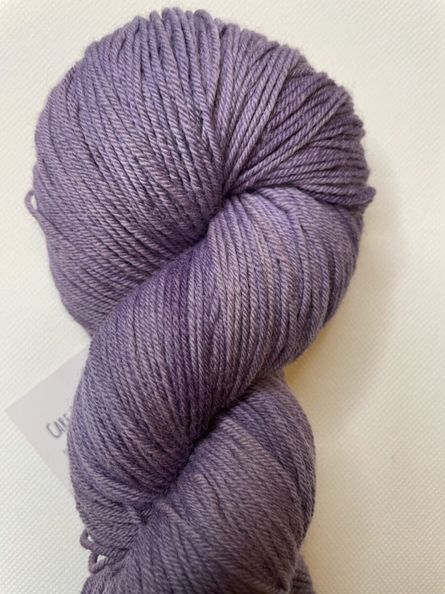 Violet Fingering Naturally Dyed Yarn 2 Violet Fingering Naturally Dyed Yarn - Image 2