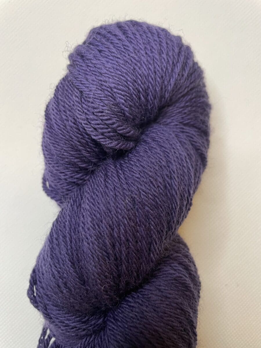 Violet Fingering Naturally Dyed Yarn 3 Violet Fingering Naturally Dyed Yarn - Image 3
