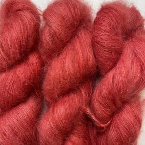 Red Lace Naturally Dyed Yarn