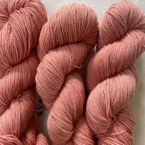 Dusty Rose Fingering Naturally Dyed Yarn