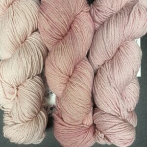 Pink Worsted Naturally Dyed Yarn