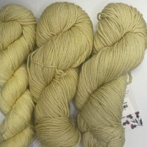 Yellow Worsted Naturally Dyed Yarn